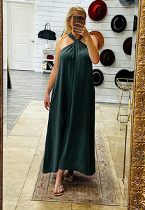 Greek Goddess Halter Dress