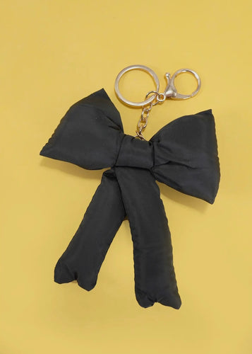Trendy Puffy Bow Bag Charm