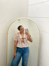 Terracotta Toile Blouse