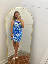 Blue Zebra Dress