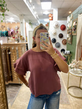 Mauve Flutter Sleeve