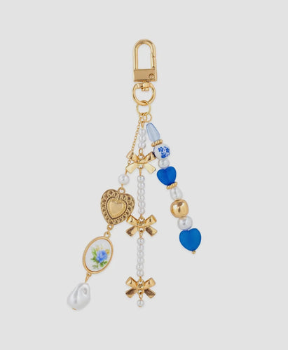 Romantic Ceramic Bow Bag Charm