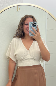 Smocked Waist Lily Blouse