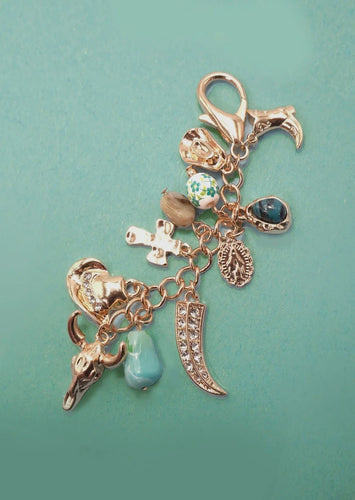 Western Cross Boot Bag Charm