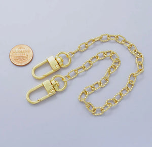 Gold Filled Bag Charm Chain