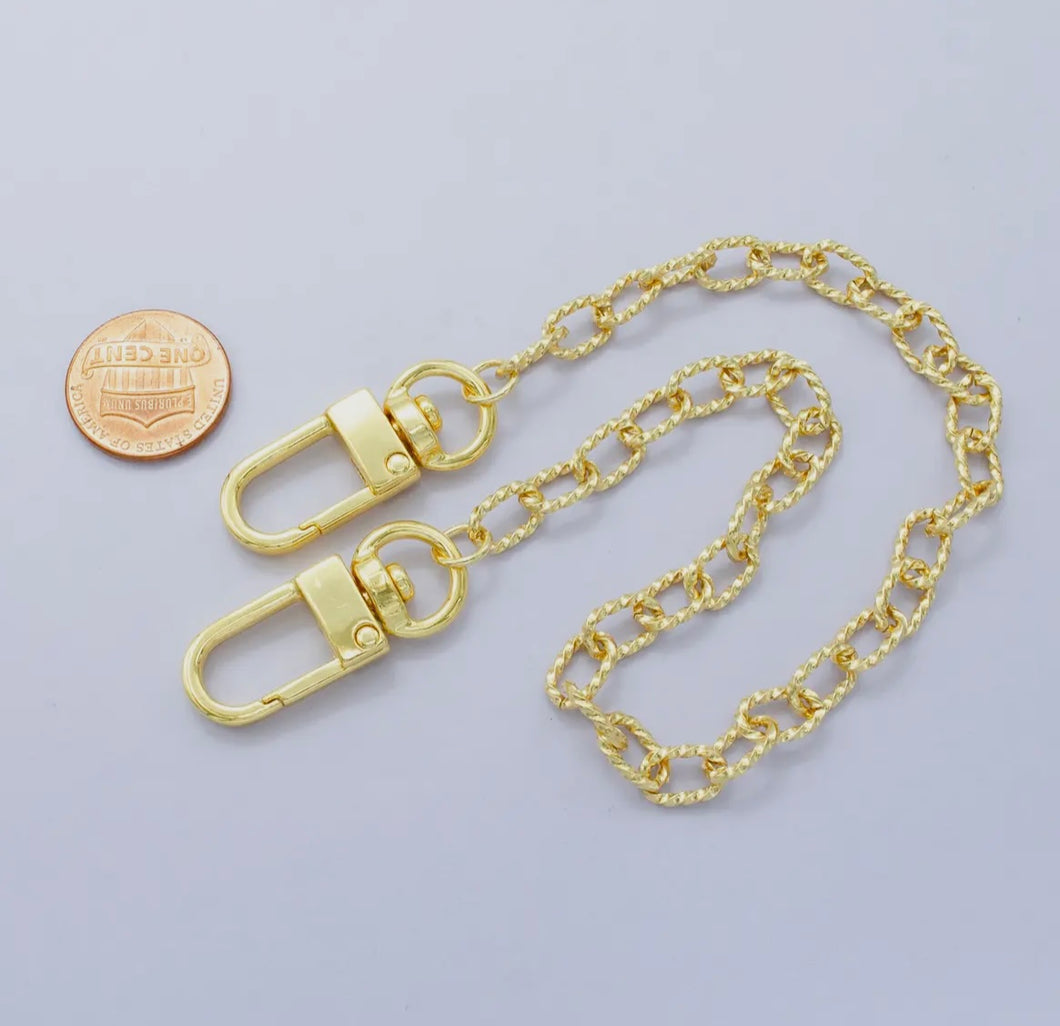 Gold Filled Bag Charm Chain
