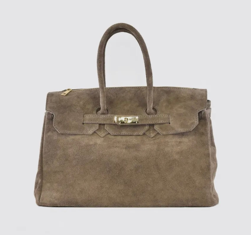 Elizabeth Suede Tote