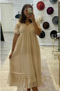 Cream BOHO Dress