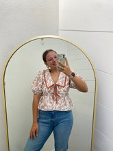 Terracotta Toile Blouse