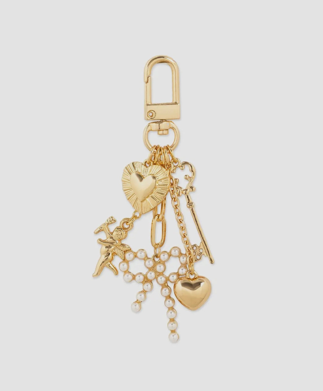 Pearl Bow Baroque Bag Charm