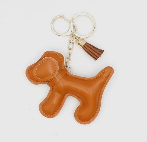 Vegan Leather Dog Bag Charm