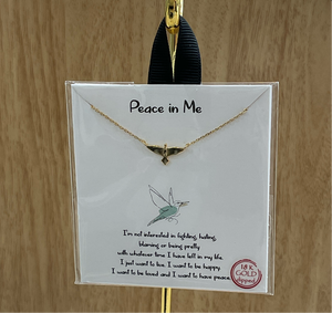 Peace in me necklace