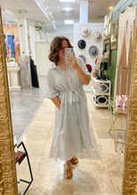 Button Down Stripe Dress
