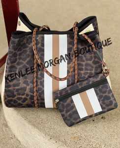 Leopard Neoprene Bag