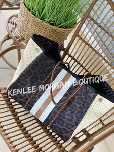 Leopard Neoprene Bag